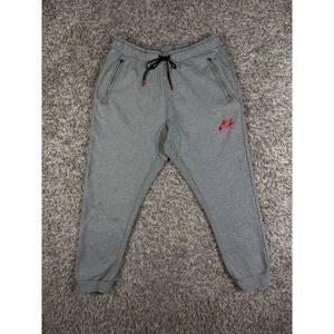 Nike AV15 Advance 15 Jogger Sweatpants Gray 804862-063 Men's Size Large